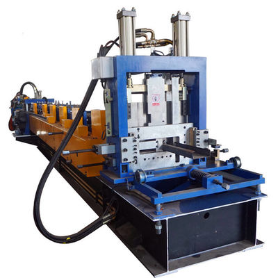 10m / นาที CZ Purlin Roll Forming Machine PLC Control 14 Raws