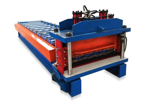 เครื่องขึ้นรูปกระเบื้องลอนคู่ 3 Kw 1200mm 12meters/Min