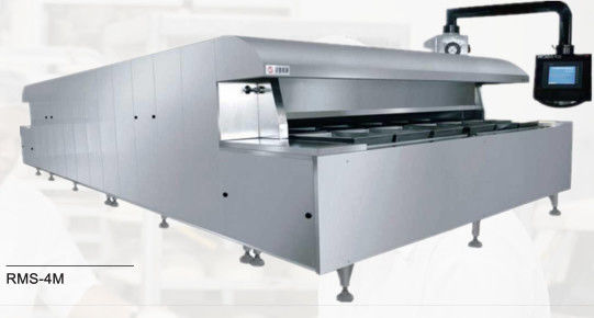 เตาอบพิซซ่าสายพาน 220v อุโมงค์ 380v ความจุขนาดใหญ่