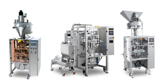 เครื่องบรรจุของเหลวแบบถุงหมอน 220V 4Kw YH - 320 Powder / Granule