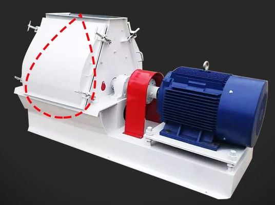 Integral Base Water Drop Hammer Mill 100kw โครงสร้างสูง Shrength SS304