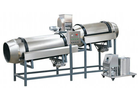 ถังผสมเครื่องปรุงรสแบบถังเดี่ยว 304 วัสดุสแตนเลส 5kw. กวนอัตโนมัติ