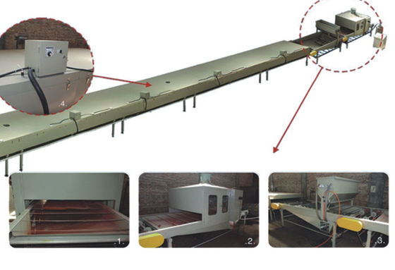 เครื่องกระเบื้องหลังคาเคลือบหิน 30T สายการผลิต CE