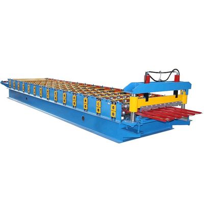 840 เครื่องขึ้นรูปม้วนแผ่นหลังคา, เครื่องทำแผ่นหลังคาลูกฟูกสีน้ำเงิน