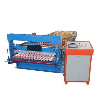 910 เครื่องขึ้นรูปม้วนแผ่นหลังคาลูกฟูกเสียงรบกวนต่ำ