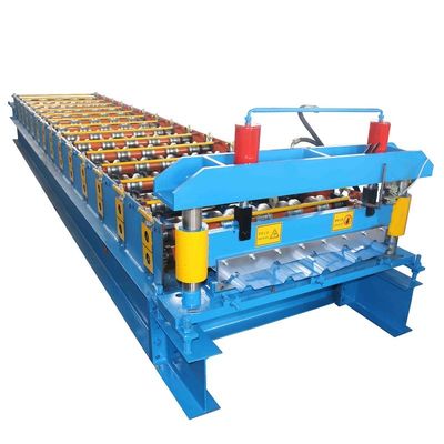 เครื่องขึ้นรูปม้วนเหล็กสี 1000 เครื่องทำแผงอลูมิเนียม 3KW