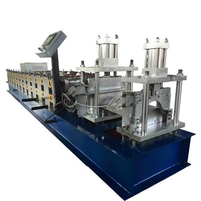 เครื่องขึ้นรูปม้วนฝาครอบริดจ์สังกะสี 5.5KW 10m / min
