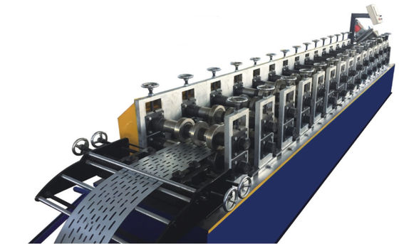 เครื่องขึ้นรูปม้วนถาดสายเคเบิล 10m / นาที 15.5KW 18 ขั้นตอน