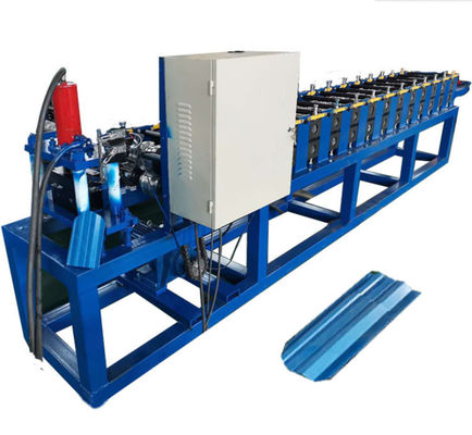 C84 เครื่องขึ้นรูปม้วนกระดูกงูสีเทาสำหรับแผ่นล็อคป้ายโฆษณา