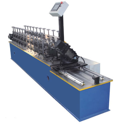 C84 เครื่องขึ้นรูปม้วนกระดูกงูสีเทาสำหรับแผ่นล็อคป้ายโฆษณา