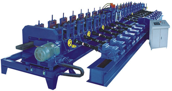 เครื่องขึ้นรูปม้วน CZ Purlin 15KW 20m / นาที 16 ขั้นตอน