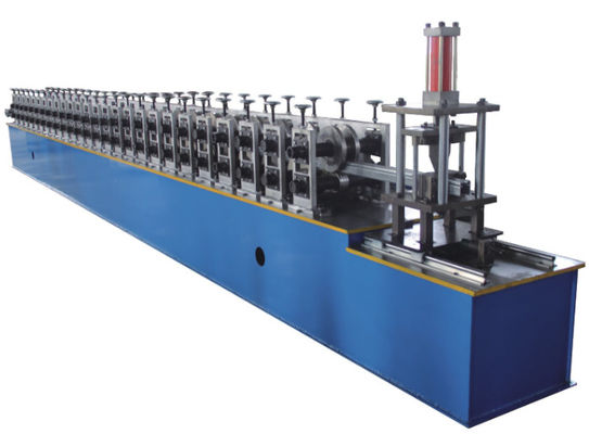 Guide Rail Shutter Door Roll เครื่องขึ้นรูป 15m / นาที 5.5KW
