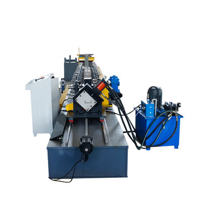เครื่องขึ้นรูปม้วน Purlin 7.5KW C ช่องเจาะไฮดรอลิก Hydraulic