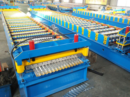 เครื่องขึ้นรูปม้วนเหล็กสีน้ำเงิน Cr12 สำหรับคณะกรรมการป้องกัน