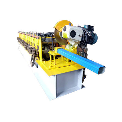 Downspout Gutter Roll Forming Machine 15m / นาทีโซ่ส่ง