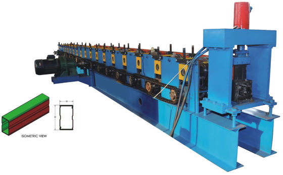 เครื่องขึ้นรูปม้วนเก็บชั้นวาง 4.5T 5.5KW สำหรับแผ่นอลูมิเนียม