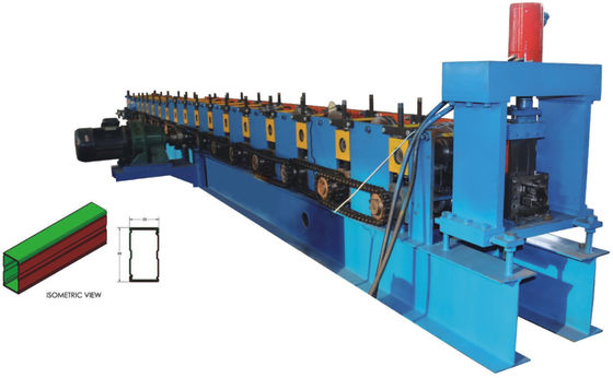 เครื่องขึ้นรูปม้วนเก็บชั้นวาง 4.5T 5.5KW สำหรับแผ่นอลูมิเนียม