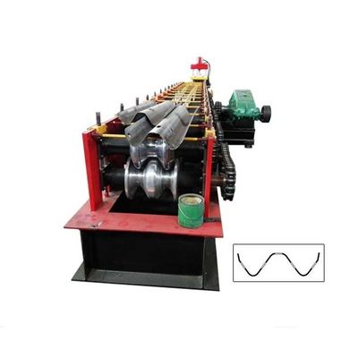 CE Highway Guardrail ม้วนขึ้นรูปเครื่อง 10T Leveling Punching