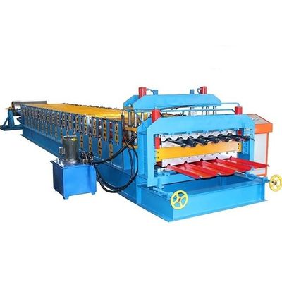 เครื่องขึ้นรูปม้วนเหล็กสี ISO 5T สำหรับแผงกระเบื้องหลังคา