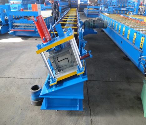 เครื่องขึ้นรูปม้วน CZ Purlin โครงเหล็ก 18m / นาที 12 แถว
