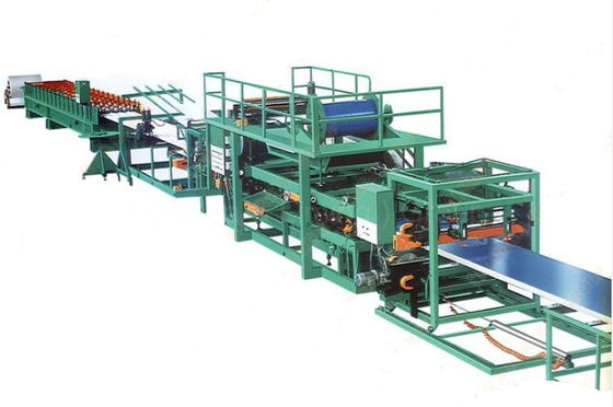 PU แซนวิชแผงม้วนขึ้นรูปเครื่อง 28KW สายการผลิต