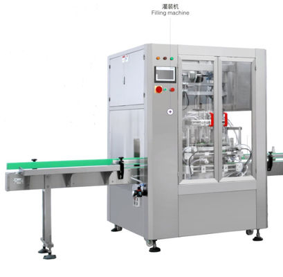 เครื่องบรรจุอัตโนมัติขนาด 50 ลิตร 20bph เครื่องปิดฝาเกลียวขวด