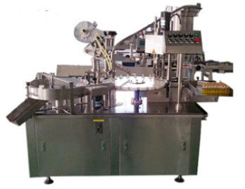 60bpm เครื่องบรรจุหีบห่อ 2 หัวเครื่องปิดฝาหอย