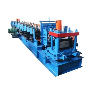 เครื่องขึ้นรูปม้วน CZ Purlin 15T 90mm Roller Hydraulic Punching