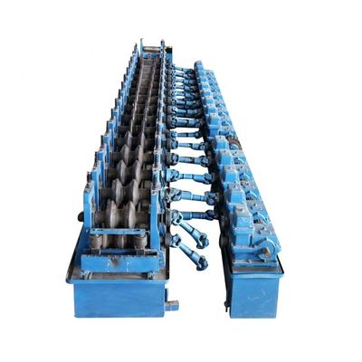 Red Crash Barrier Roll Forming Machine 15m/min 3T Manual Feeding