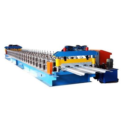 เครื่องขึ้นรูปแผ่นกระเบื้อง 8T 15KW สำหรับพื้นเหล็ก