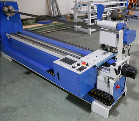 PLC เครื่องตัดผ้าม้วนแบบอัตโนมัติพร้อมหน้าจอ LCD