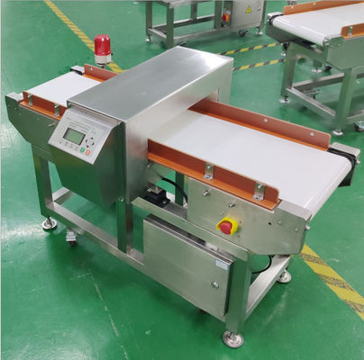 เครื่องจักรแปรรูปอาหาร 220V 24m / นาทีการตรวจจับความถี่คู่ลำเลียง