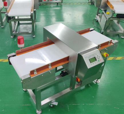 เครื่องจักรแปรรูปอาหาร 220V 24m / นาทีการตรวจจับความถี่คู่ลำเลียง