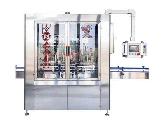 PLC เครื่องบรรจุน้ำมันลูกสูบอัตโนมัติ 200ml 1800bph