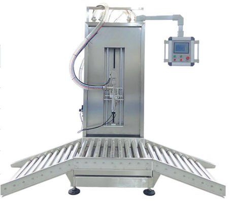 เครื่องบรรจุหัวเดียวขนาด 200 ลิตร 150bph สำหรับวัสดุเหลว