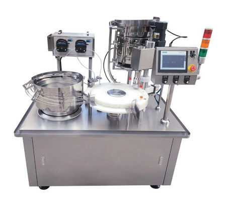 เครื่องบรรจุของเหลวในการวินิจฉัยรีเอเจนต์ 1.8kw Cap Screwing