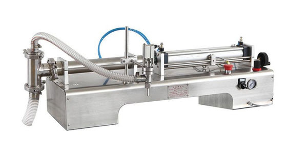 เครื่องบรรจุลูกสูบเหลวแบบหัวเดียวขนาด 5000ML 30bpm 10W