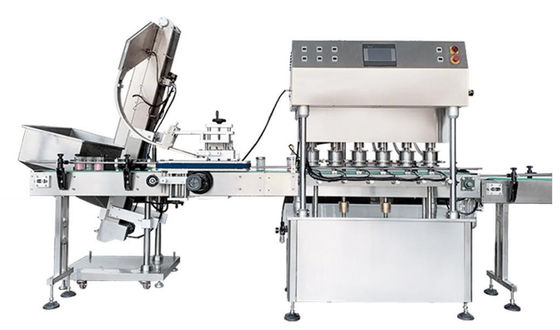 เครื่องปิดฝาสูญญากาศเชิงเส้นอัตโนมัติ 50bots/Min 1500W