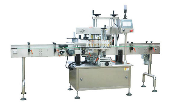 เครื่องติดฉลากสติกเกอร์ขวดน้ำมันสี่เหลี่ยม 2.5w 200 ชิ้น/นาที