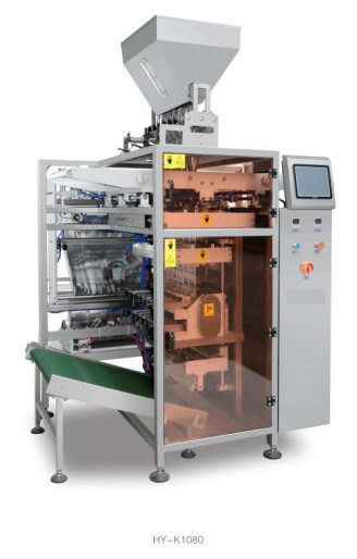 เครื่องบรรจุของเหลวปิดผนึก 4 ด้านเม็ด / ผง 220v 4.5 Kw YH-K1080 F1080