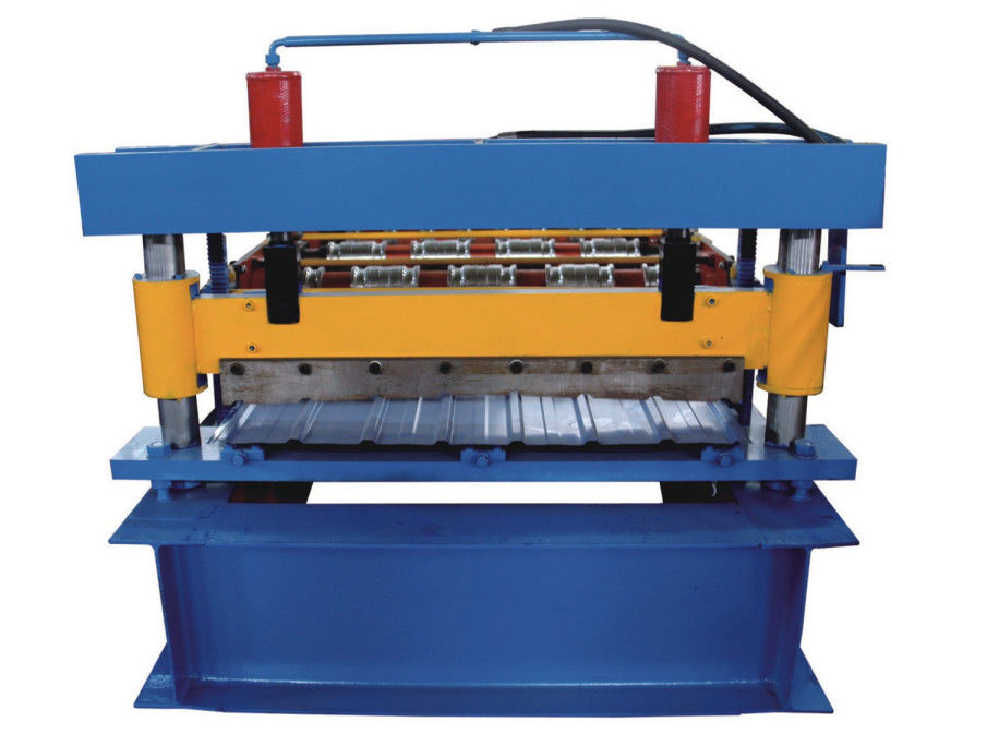 เครื่องขึ้นรูปม้วนเหล็กสี 4.5T สำหรับแผ่นลูกฟูกคลื่นสูง