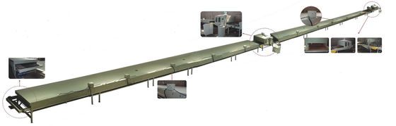 เครื่องกระเบื้องหลังคาเคลือบหิน 30T สายการผลิต CE