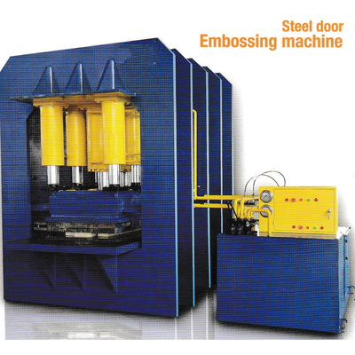 เครื่องลายนูนประตูเหล็กไฮดรอลิก 3000Ton 380V Double Action Pressing